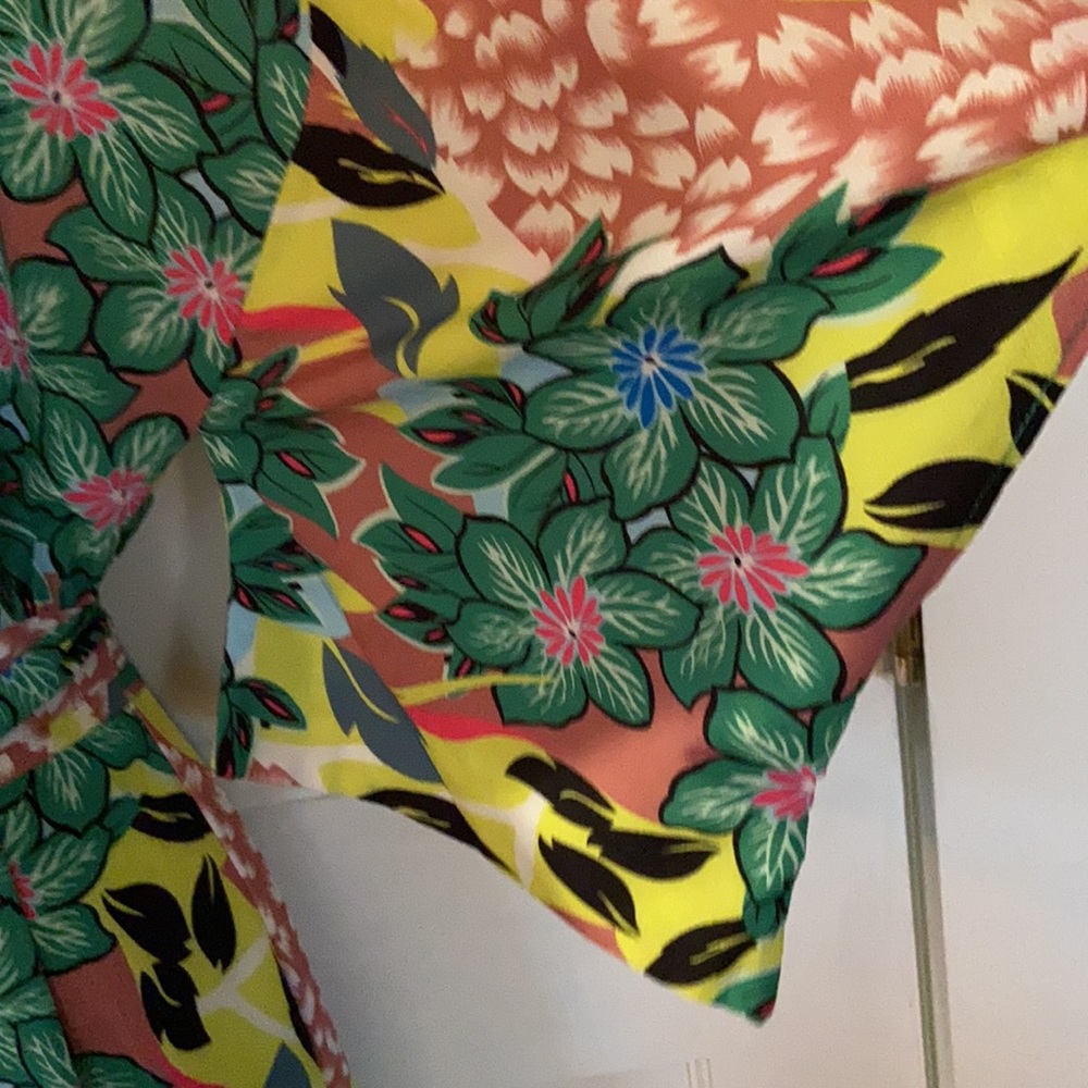 Karlie Anthropologie Tropical Kimono Jumpsuit S - Picture 4 of 11